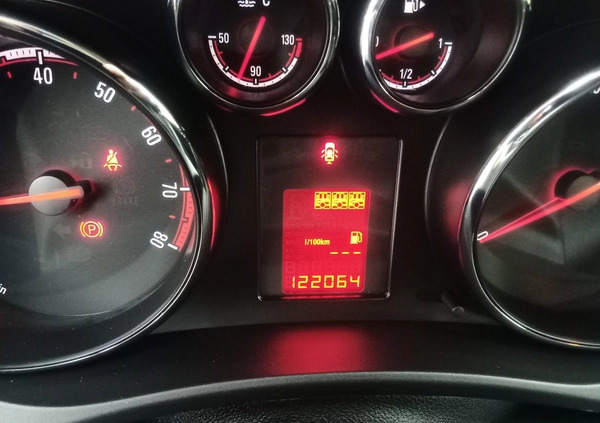 Opel Meriva cena 24900 przebieg: 122000, rok produkcji 2012 z Tarnobrzeg małe 154